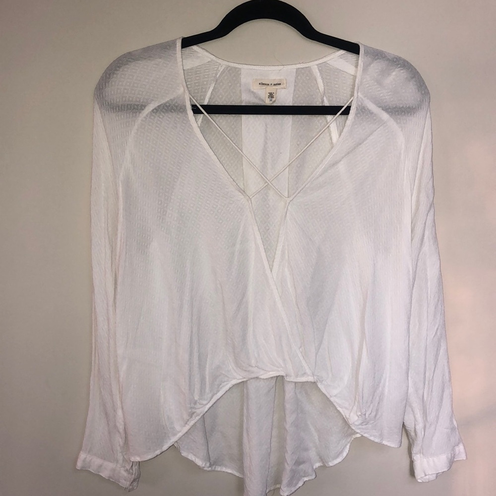 Silence + Noise long sleeve top